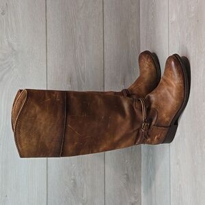 Frye Women 4001 Tall Leather Riding Boots shoes sz 6B